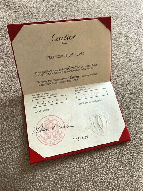 authentic cartier watch|cartier watch certificate of authenticity.